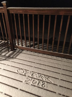 Snow in Ozark, AL