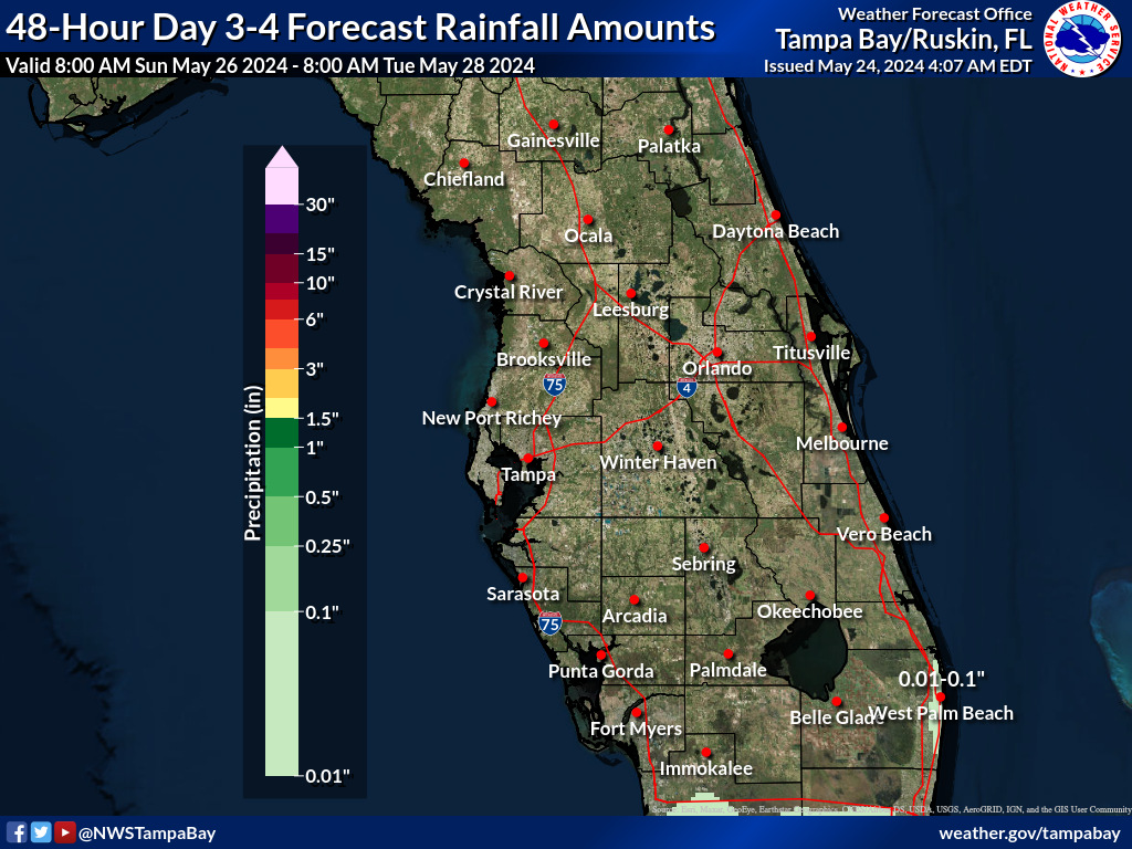 Expected Rainfall for Day 3-4