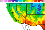 National Digital Forecast Database Maximum Temperature Forecast