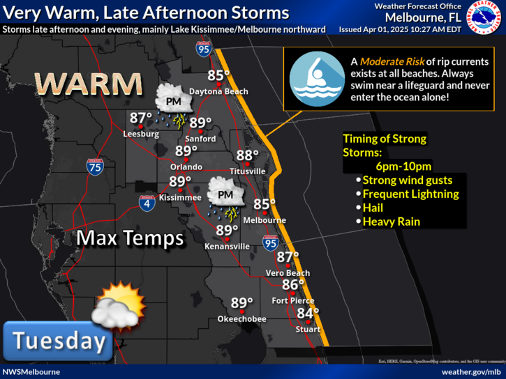 florida weather map