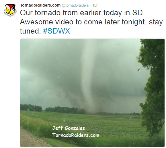 Tornado Picture from @TornadoRaiders