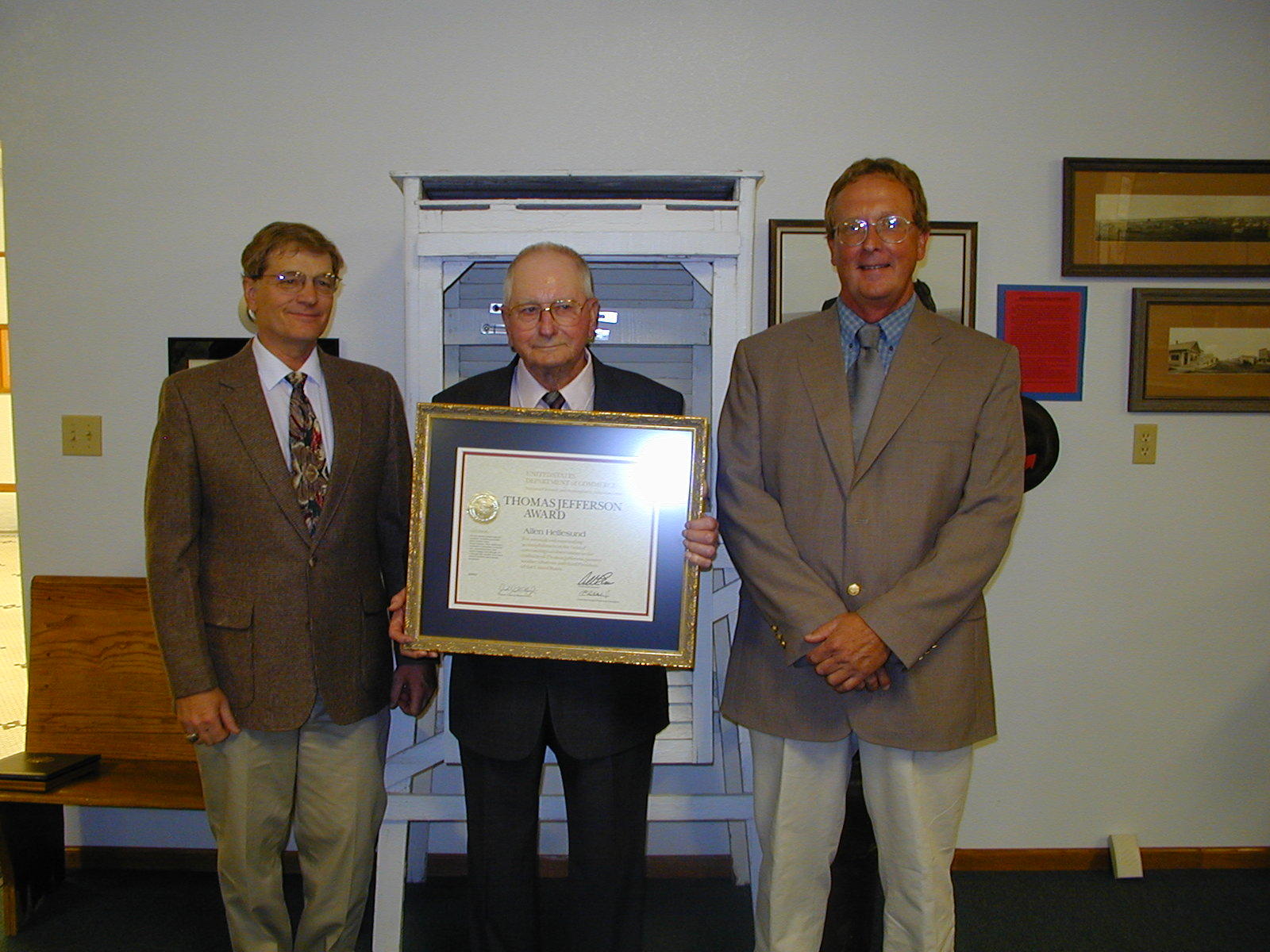 2003 Jefferson Award Recipient - Allen Hellesund