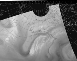 GOES West water vapor image