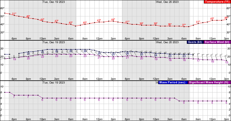 Hourly Weather Graphs