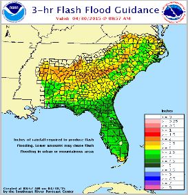 Flash Flood Guidance Link to Graphic