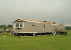 Mobile home damage 5 north of Tomah Wisconsin