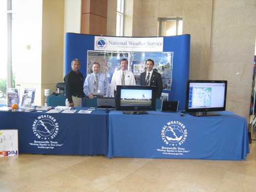 National Weather Service staff from coastal Texas offices at the display location for the Texas Division of Emergency Management's 2010 Conference in McAllen, May 20th 2010