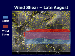 Wind shear across the tropical Atlantic Basin, August 27, 2013