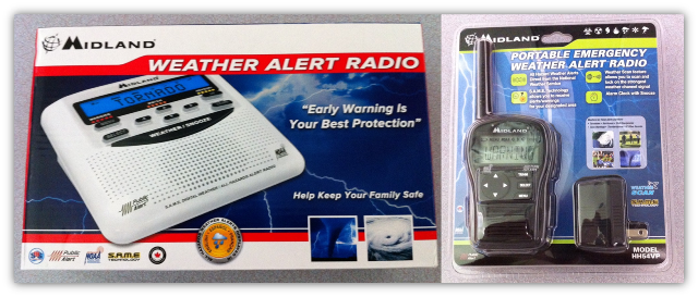 Midland Radio NOAA Weather Radio Receivers
