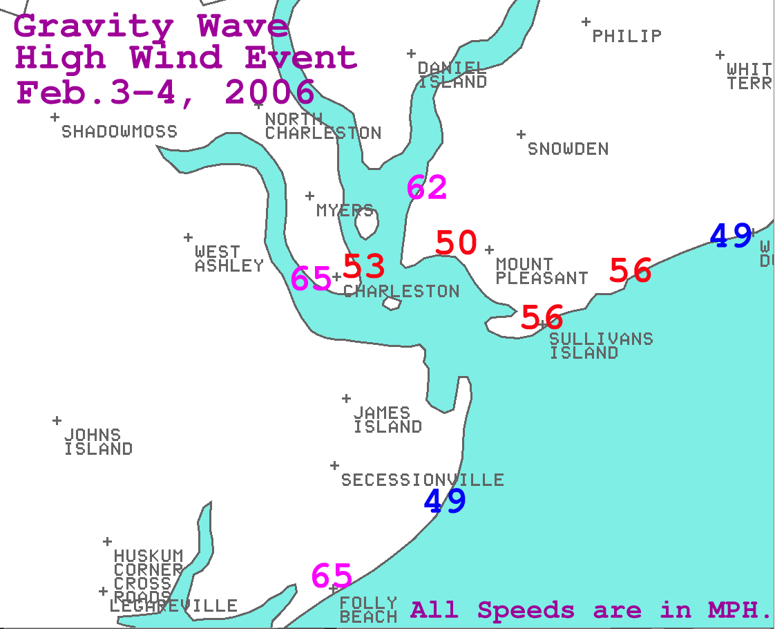 Gravity Wave Event - February 3-4, 20061122 x 910