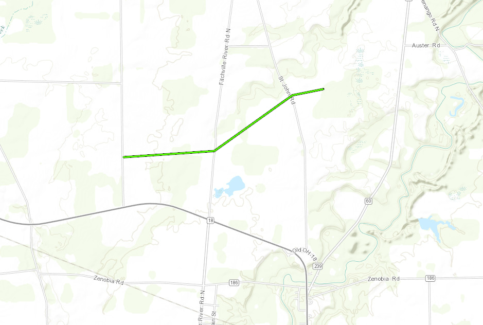 Map of the Wakeman Tornado Track as Described by the Above Public Information Statement