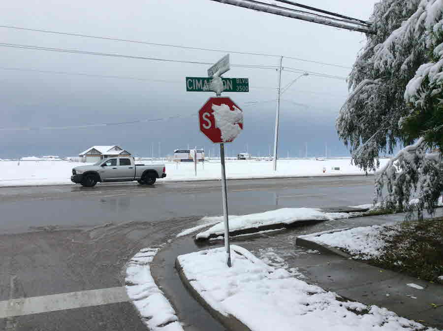 Developing Subdivision Across Cimmaron Rd South of Saratoga