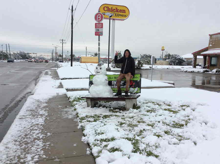 Bus Stop Cimmaron Rd Near Saratoga