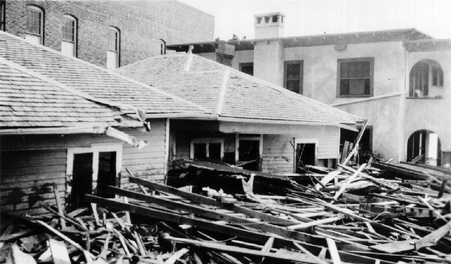 Corpus Christi Seawall in 1940.