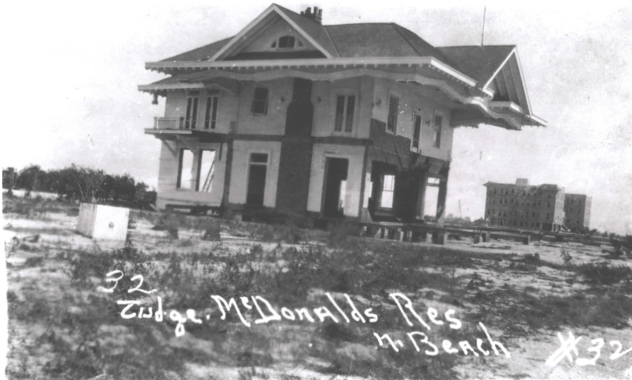 One of the few homes in North Beach to avoid complete destruction.