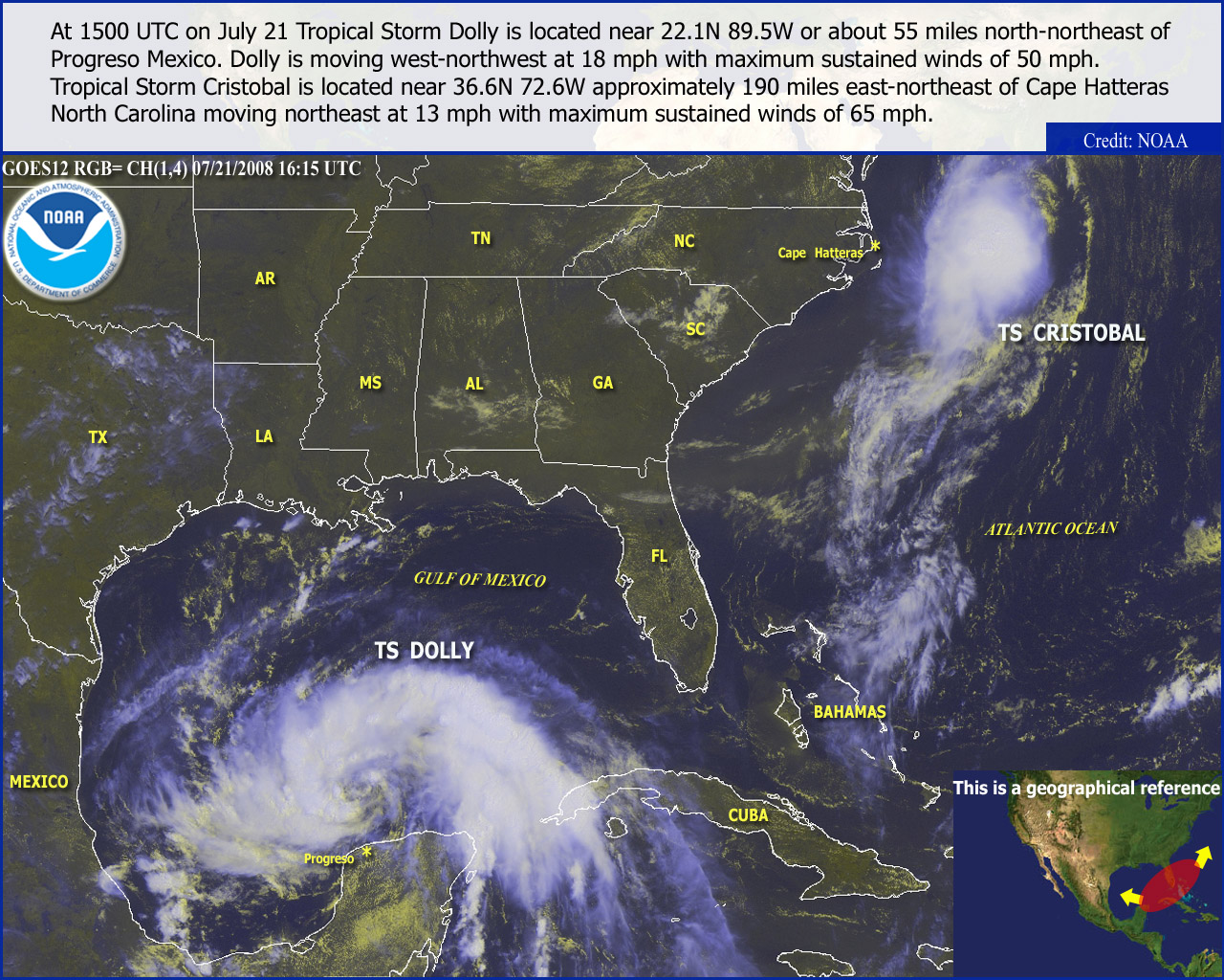 Hurricane Dolly1280 x 1024