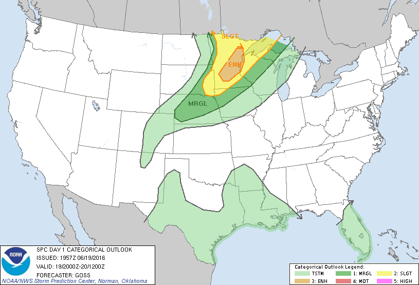 Environment - SPC Day 1 outlook issued at 4 PM CDT.