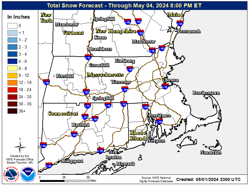 IF IMAGE IS MISSING CLICK HERE Boson Area Snow map - Click to enlarge