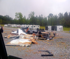 [ Tornado Damage from Cherokee County. ]