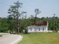 [ Church severely damaged in Twiggs County. ]