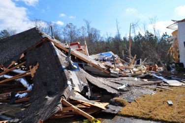 [ Collapsed home in Buford ]
