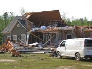 [ Tornado Damage from Monroe county. ]