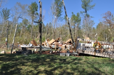 [ Tornado Damage from Harris County. ]
