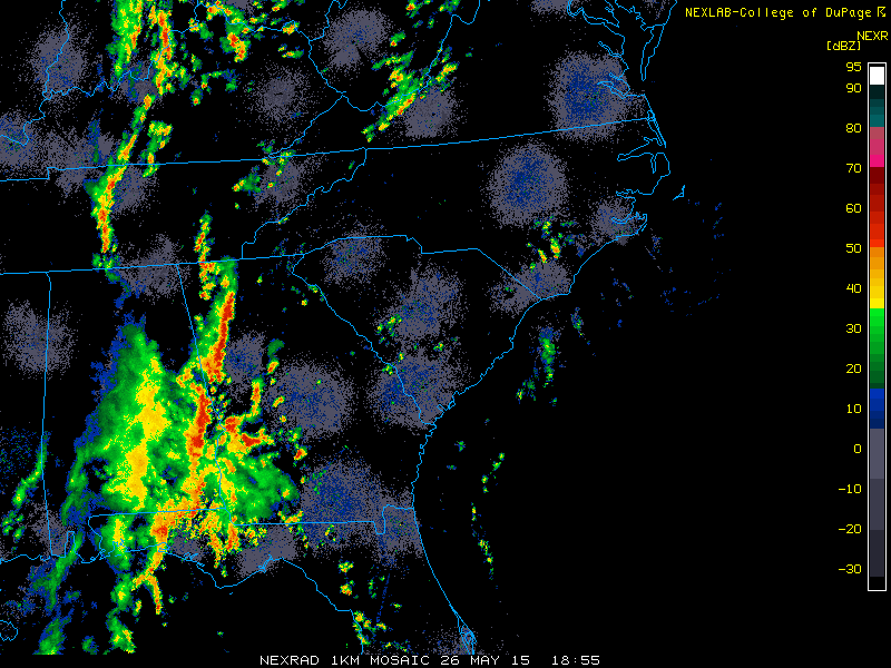 Radar Image at 2:55 PM May 26, 2015