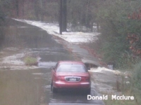 [ Flooding on Dry Creek - driveway washing out at 70 Doris Road NW Adairsville ]