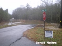  [ Flooding on Dry Creek - Wayside Road NW just north of Doris Road NW Adairsville. ]