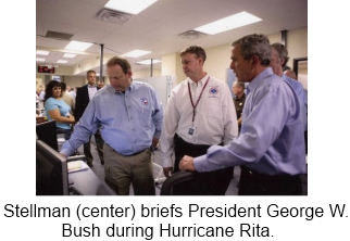 [ Stellman Briefing President Bush ]