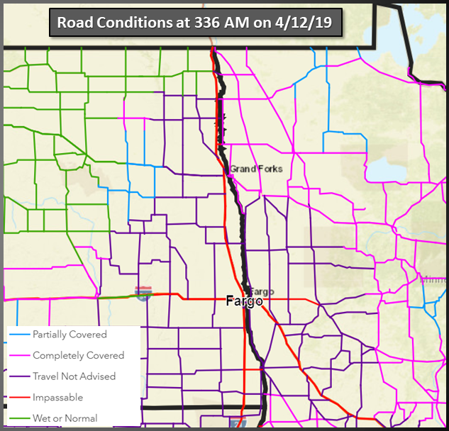 Region-wide Road Condition Map