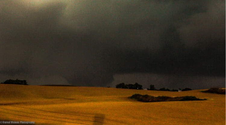 Photo of Pierson, Iowa tornado taken when it was southeast of Moville, Iowa.