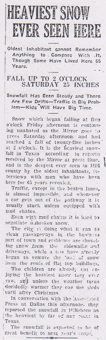 The Hillsboro Mirror - December 21, 1929