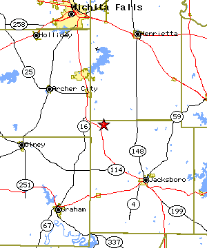 Map of the Antelope region