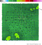 Thumbnail of an automatically generated image showing areas of 0-6km vertical shear.