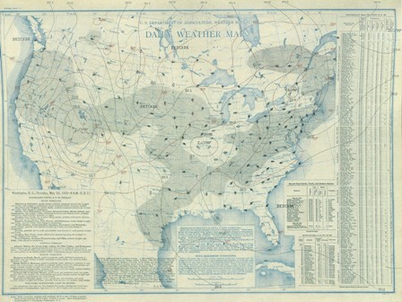 May 30, 1935 Surface Map