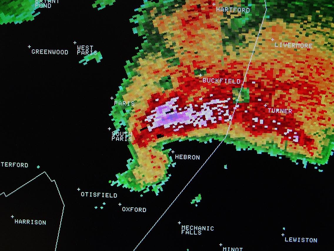 Radar Supercell in Maine