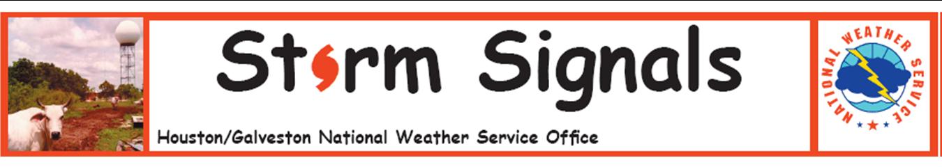 Banner for Storm Signals Newsletter