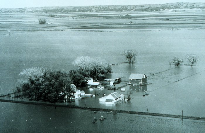 Flooding from the Mississippi River, 1993