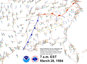 7 a.m. Surface Map