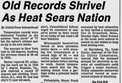 Old Records Shrivel As Heat Sears Nation