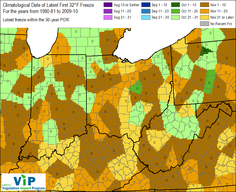Frost and Freeze Information