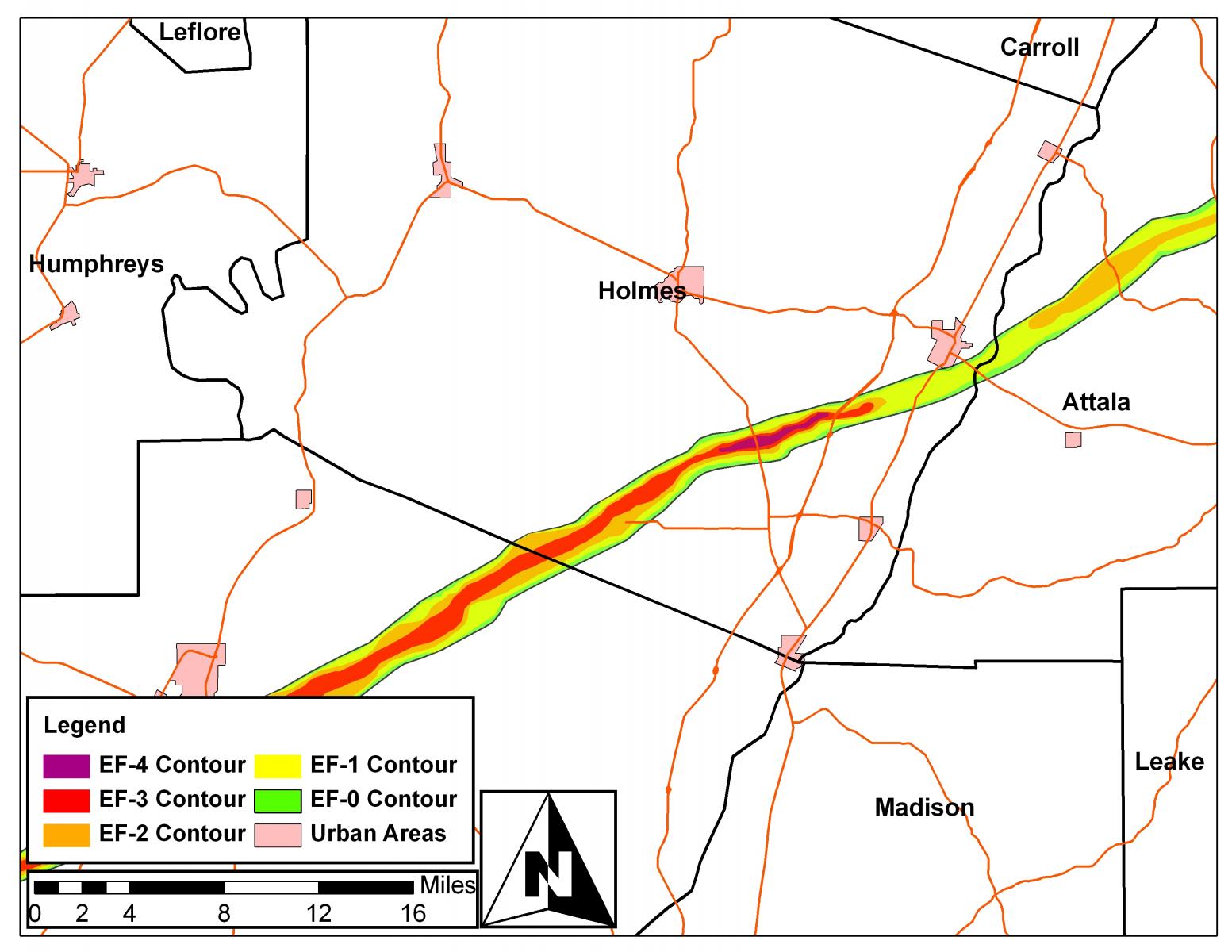 NWS Jackson, MS - April 24, 2010 Violent Long Track Tornado1553 x 1200