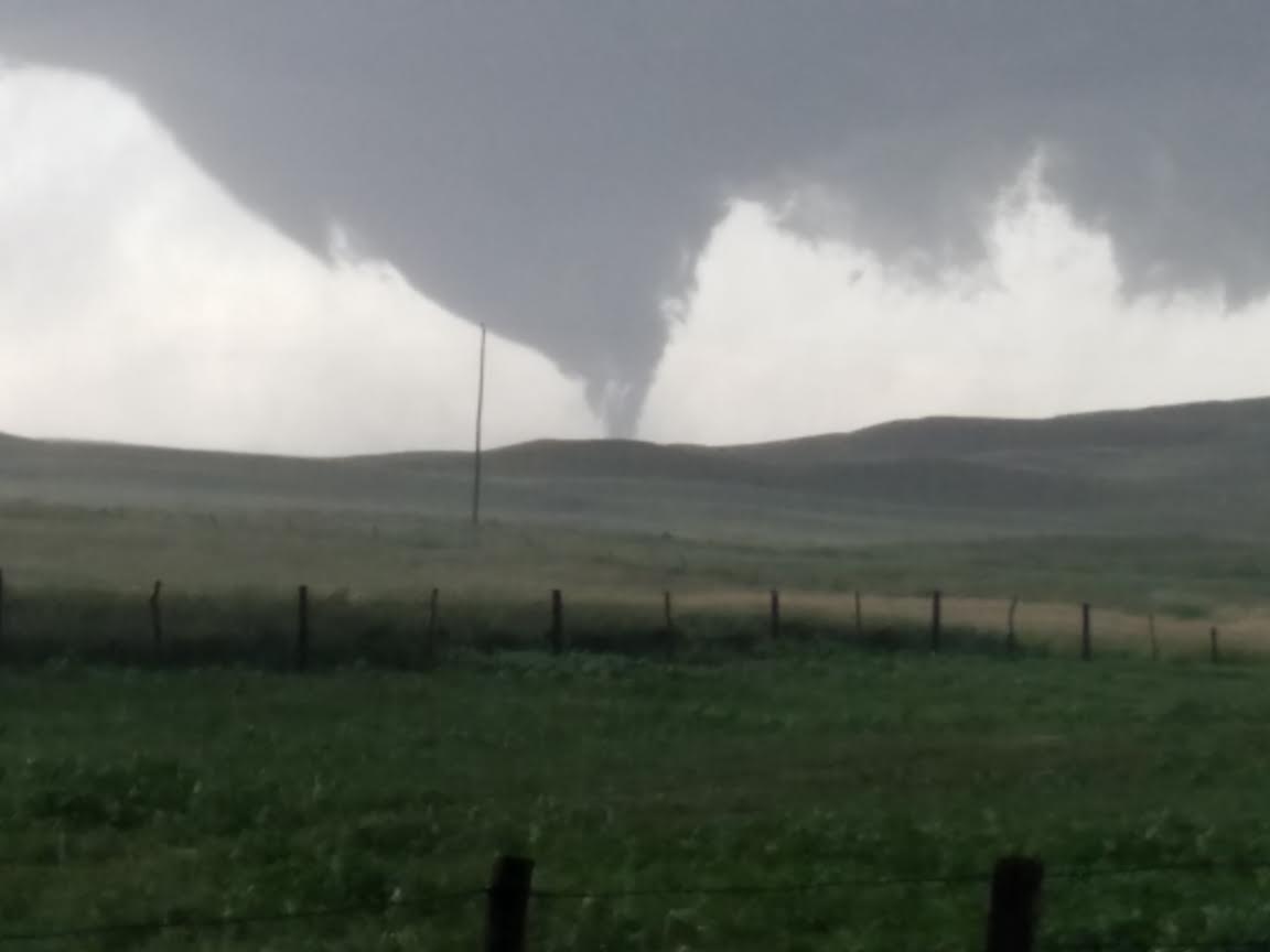 Tornado damage survey from southwest Cherry County on July 6, 2016