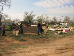 Image of Damage from the Estelline area.