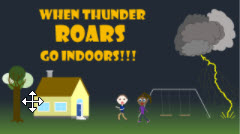 When thunder ROARS, GO INDOORS!!!