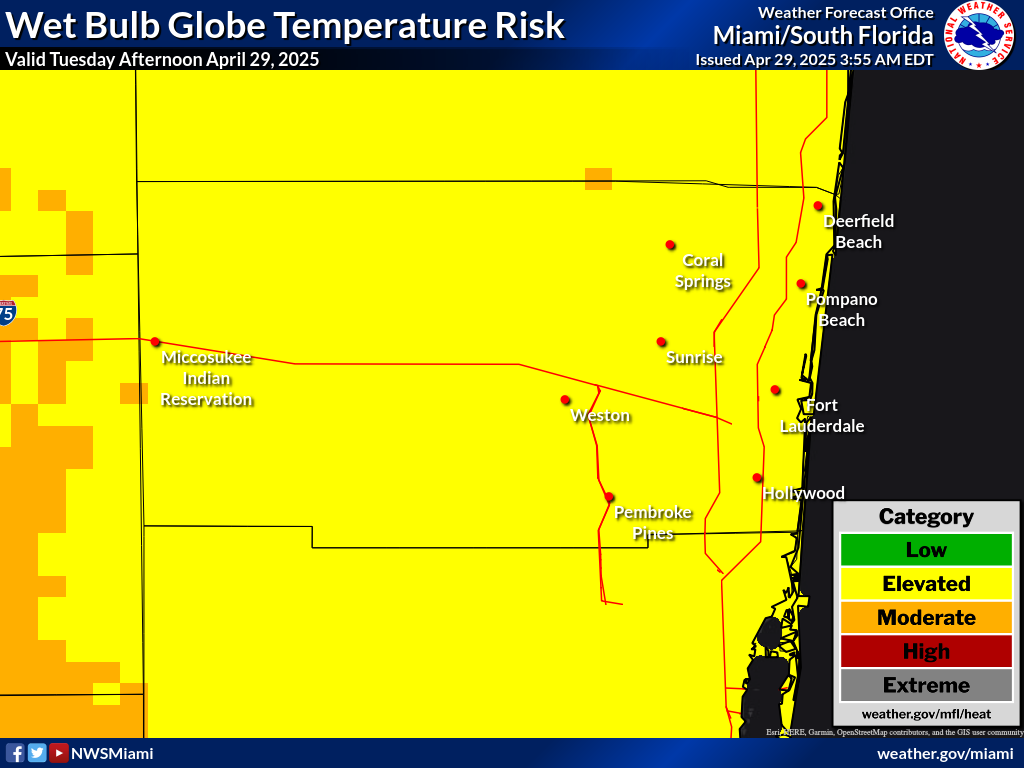 Wet Bulb Risk Day 1