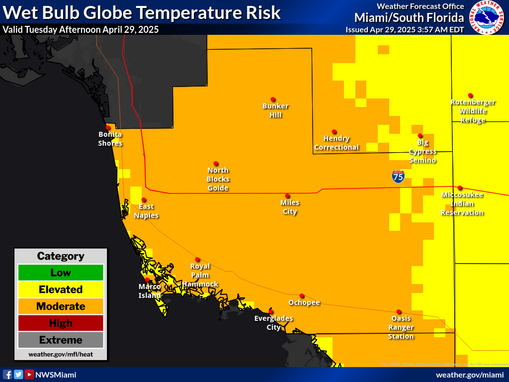 Wet Bulb Risk Day 1