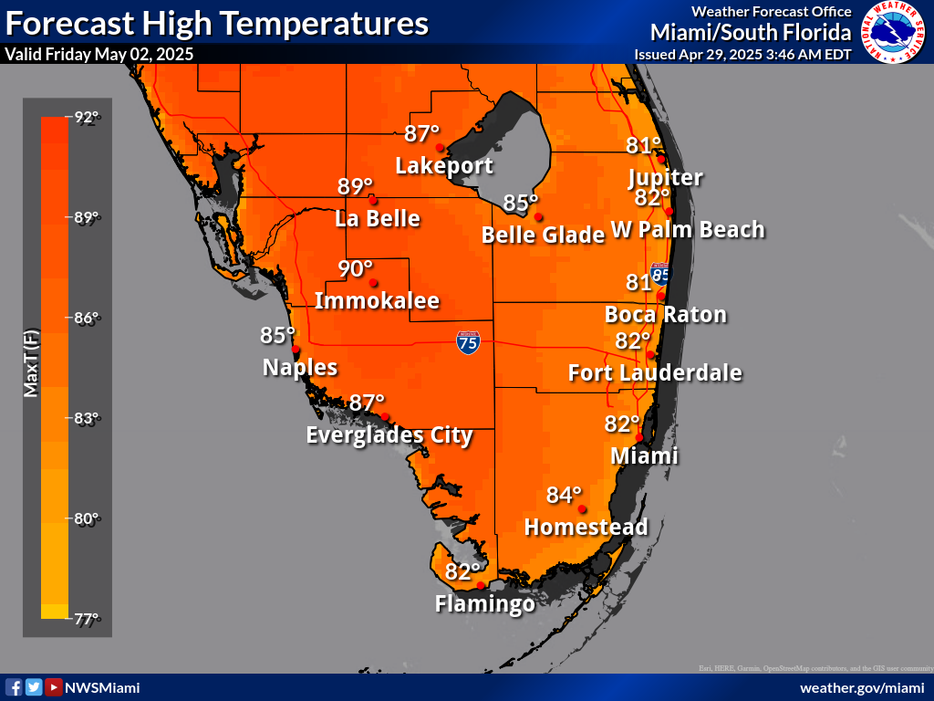 Expected High Temperature for Day 4